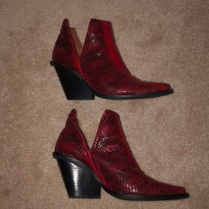 Jeffery Campbell X Free People Snakeskin Bootie